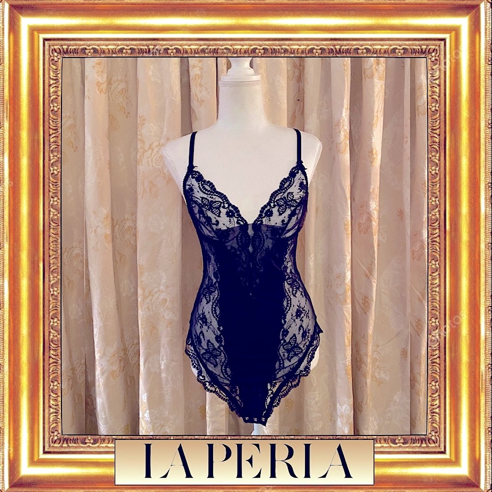 La Perla vintage 1980’s black bodysuit NWOT